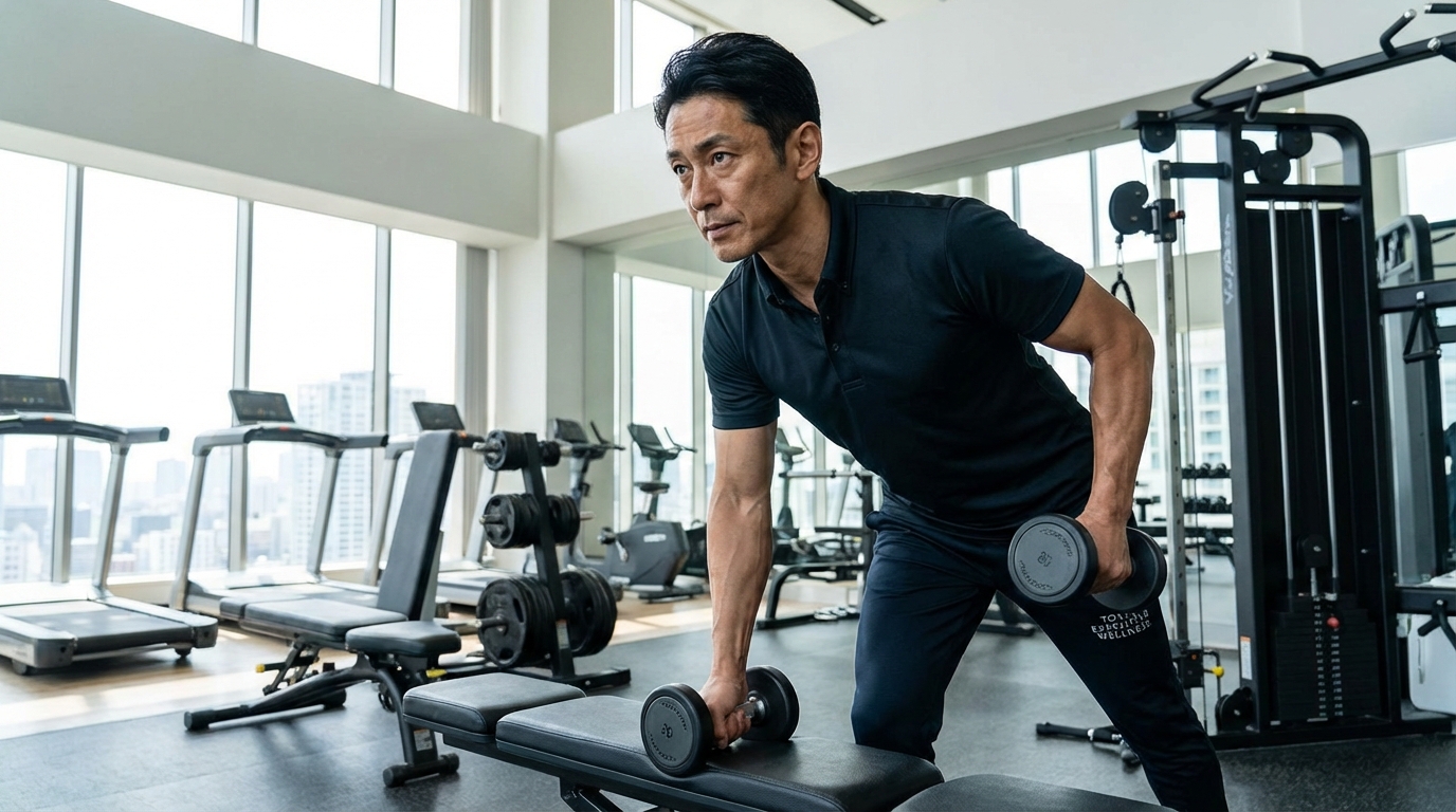 活力あるビジネスマン 健康的なライフスタイル