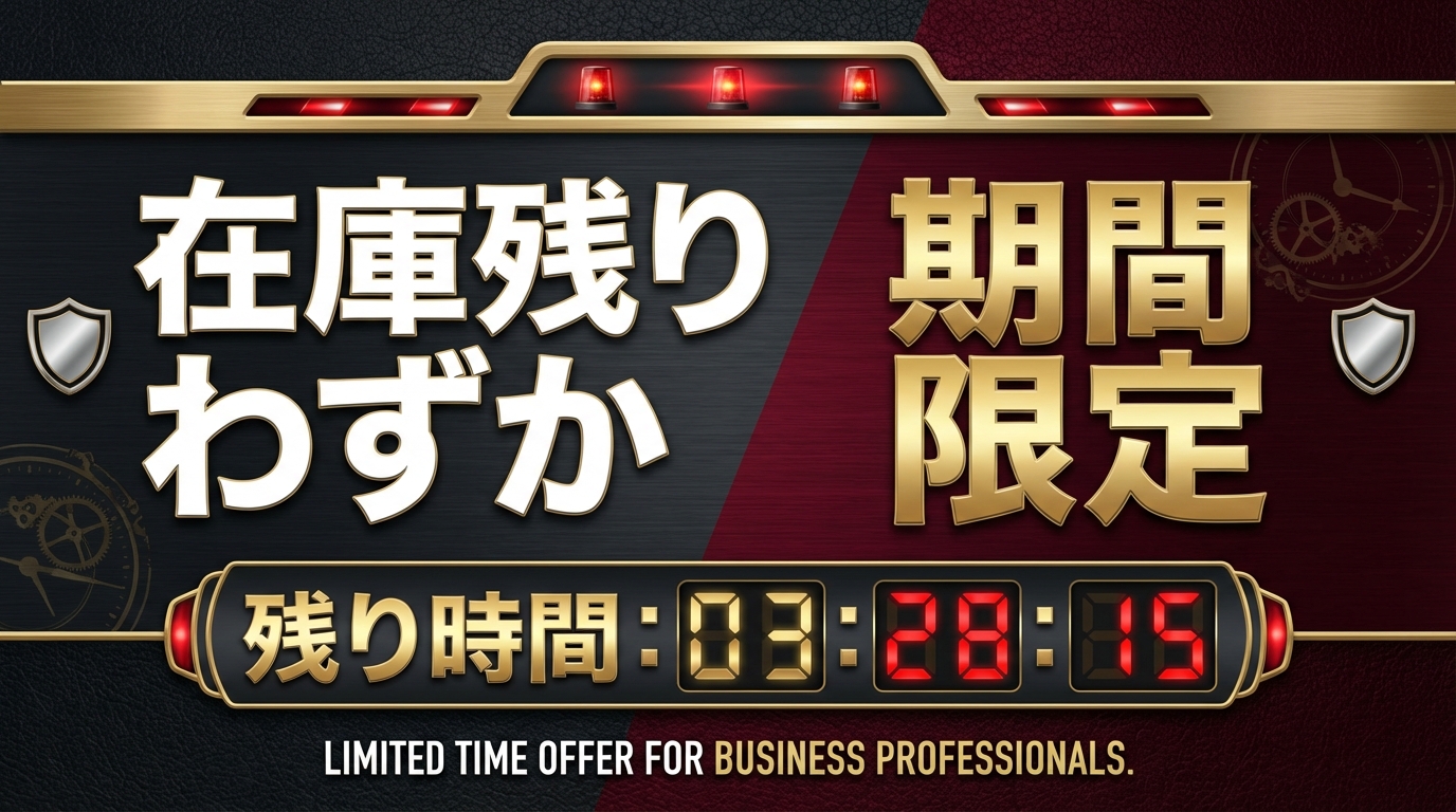 在庫残りわずか 期間限定